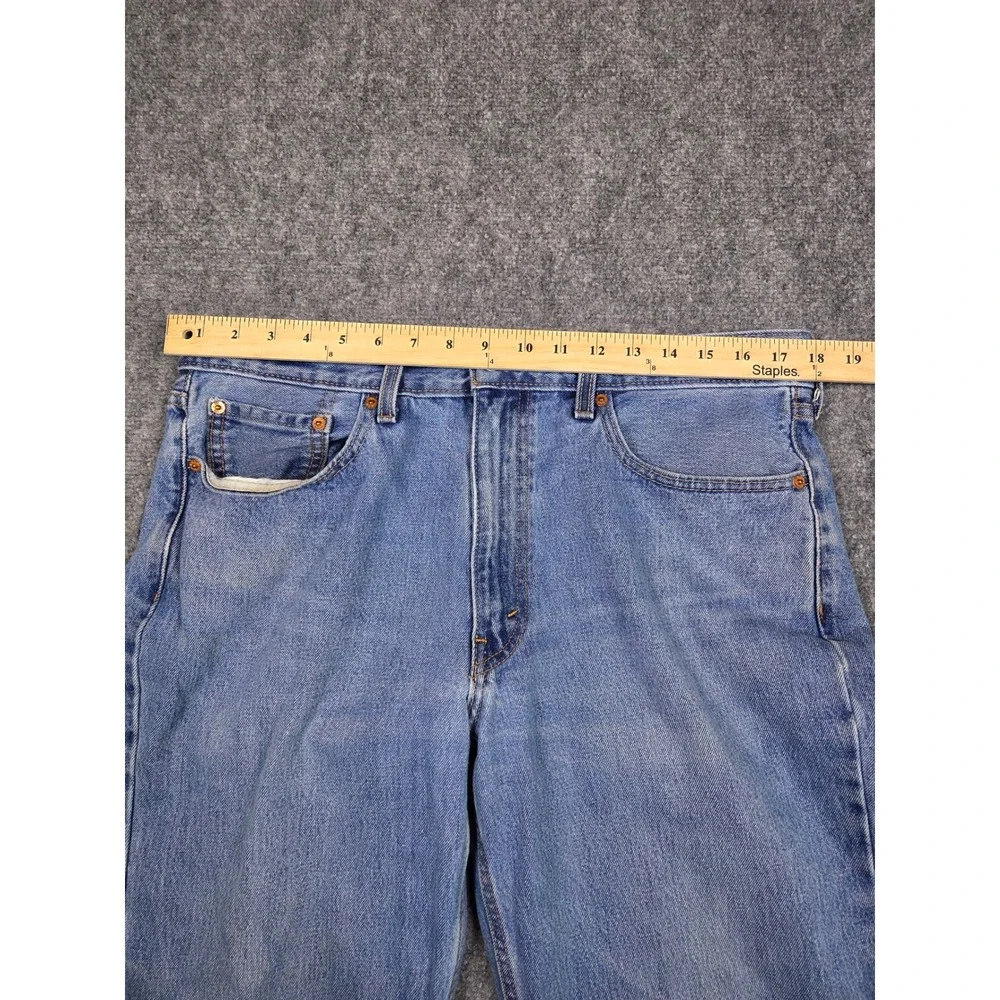 Levi's 550 Relaxed Fit Jeans Mens 36x30 Blue Denim Tapered Leg 00550-4891 - Picture 8 of 13